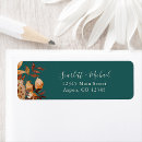 Search for blue brown return address labels Rustic