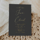 Search for dramatic wedding invitations Bold