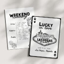 Search for las vegas hens party invitations Lucky in love