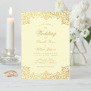 Search for cream and gold wedding invitations Vintage