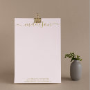 Search for unique letterhead Gold
