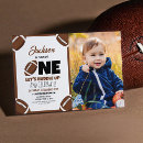 Search for football 1st birthday invitations Sports