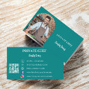 Search for hire business cards Qr code