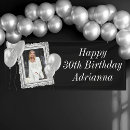 Search for black and silver birthday Adult birthday party