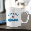 Search for detroit skyline mugs Vintage