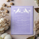 Search for lovebirds wedding invitations Purple