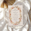 Search for boho terracotta wedding invitations Watercolor floral