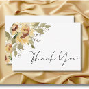 Search for sunflower wedding thank you cards Simple