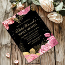 Search for rose gold border invitations Flowers