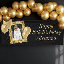 Search for adult birthday banners Gold