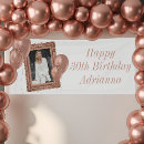 Search for rose gold banners Birthday