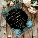 Search for teal rose wedding invitations Flowers