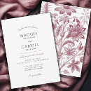 Search for french toile invitations Floral