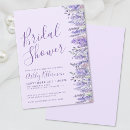 Search for lavender bridal shower invitations Love is in bloom