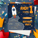 Search for rockets invitations Space party