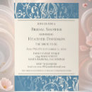 Search for flourishes invitations Blue
