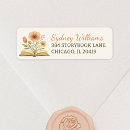 Search for storybook return address labels Wildflower