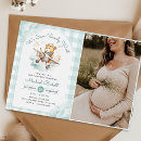 Search for photo baby boy shower invitations Teddy bear