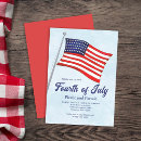 Search for american flag invitations Minimalist