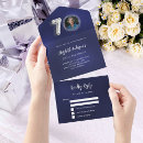 Search for photo 70th birthday invitations Silver