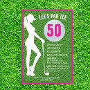 Search for ladies golf invitations Pink
