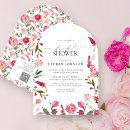 Search for qr code bridal shower invitations Floral