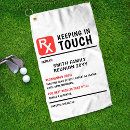 Search for fun golf towels Typography