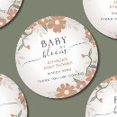 Search for floral baby shower stickers Calligraphy script