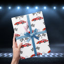 Search for checkered flag wrapping paper Car