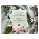 Search for pink and green birthday invitations Floral