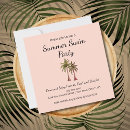 Search for backyard pool party invitations Barbecue