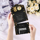 Search for rsvp birthday invitations Black