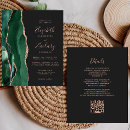 Search for black green gold wedding invitations Elegant