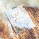 Search for 4x6 floral bridal shower invitations Pampas grass