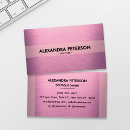 Search for two tone business cards Pink