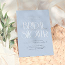 Search for blue and silver bridal shower invitations Floral