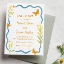 Search for butterfly save the dates Whimsical