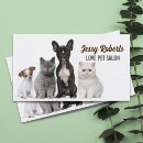 Search for dog sitting business cards Veterinary