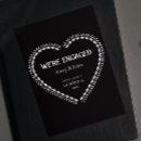 Search for skull engagement party invitations Dark