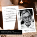 Search for memorial service program invitations In loving memory