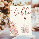 Search for rustic menu table cards Terracotta