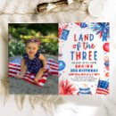 Search for patriotic birthday invitations Red white and blue