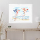 Search for red stripes posters Watercolor