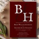 Search for elegant red wedding invitations Typography