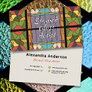 Search for stained glass business cards Abstract