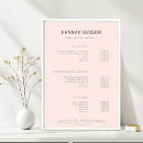 Search for service menu posters Professional