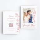 Search for blush save the dates Qr code