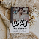 Search for retro 40th birthday invitations 40 and fabulous