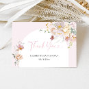 Search for baby in bloom thank you cards Botanical