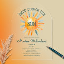 Search for typography baby boy shower invitations Sunshine